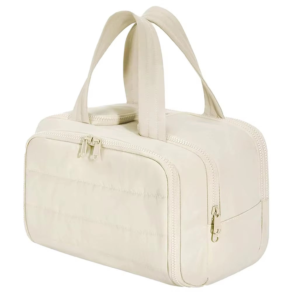 Ultimate Large Capacity Cosmetic Bag for Women - Stylish Travel Toiletry Organizer with Waterproof Design