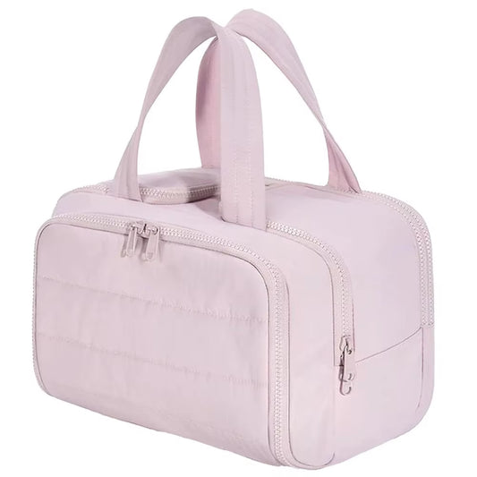 Ultimate Large Capacity Cosmetic Bag for Women - Stylish Travel Toiletry Organizer with Waterproof Design